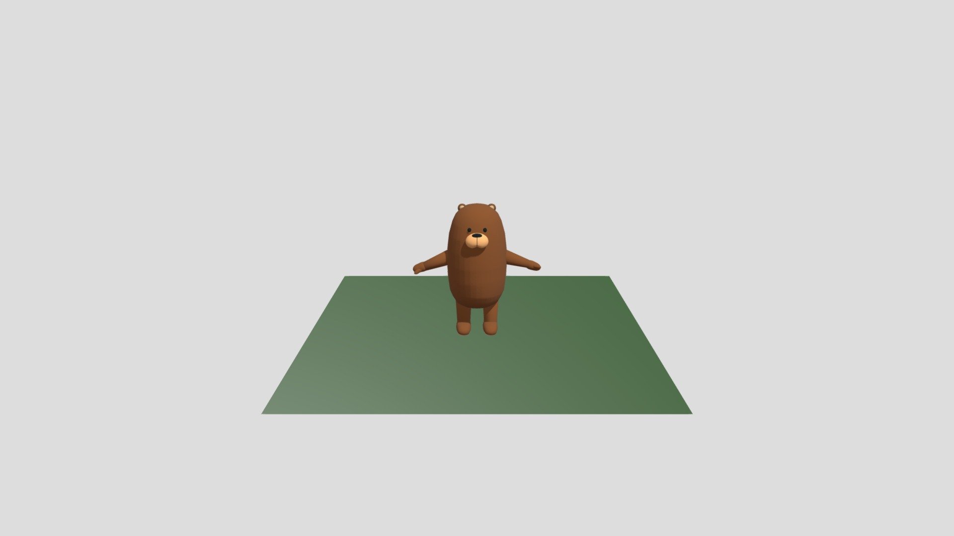 Cartoon Bear 3d model