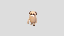 Rigged ShihTzu Dog Character