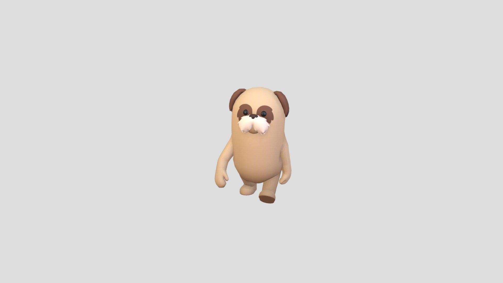 Rigged ShihTzu Dog Character 3d model