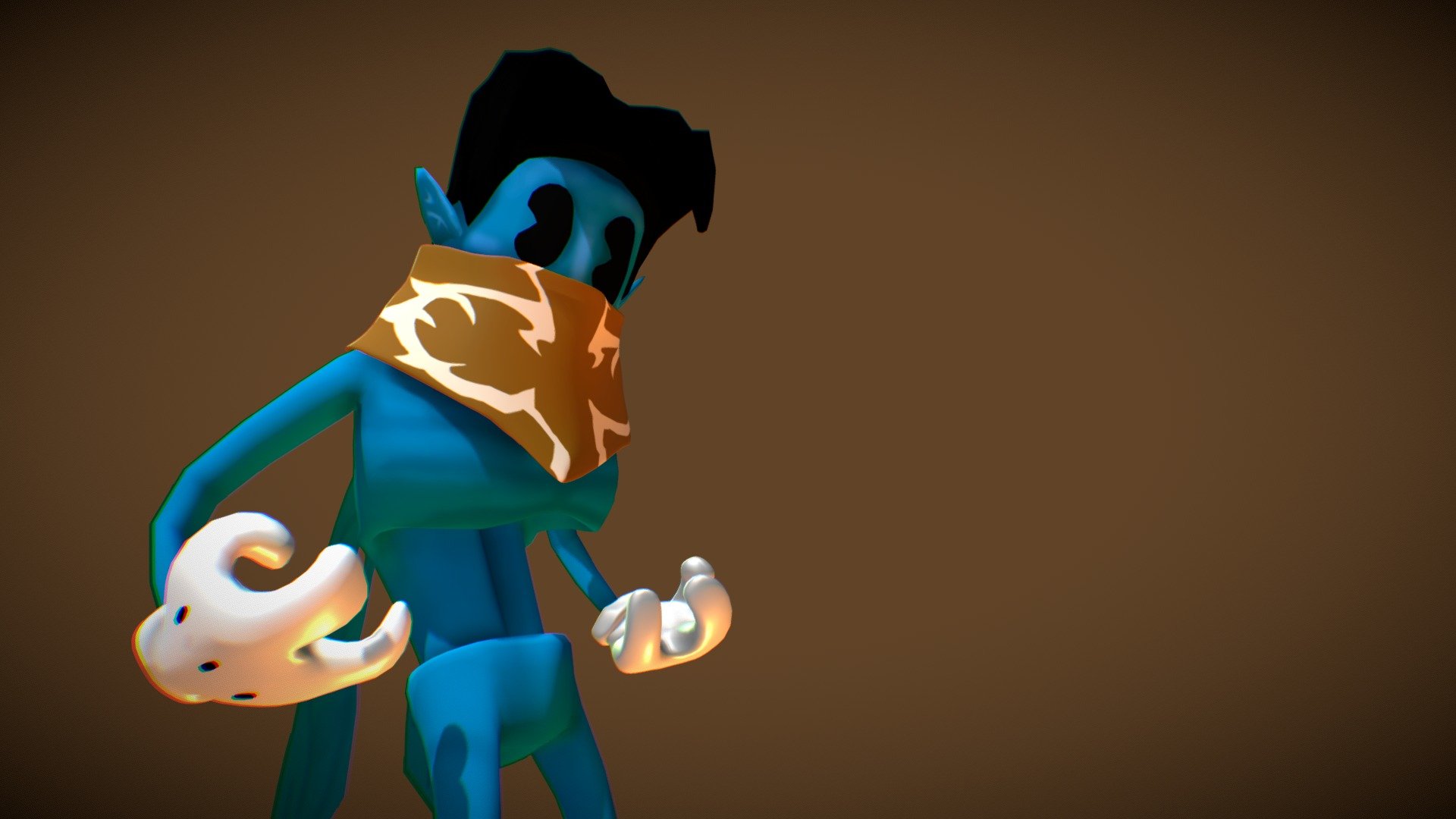 Cartoon Raziel 3d model