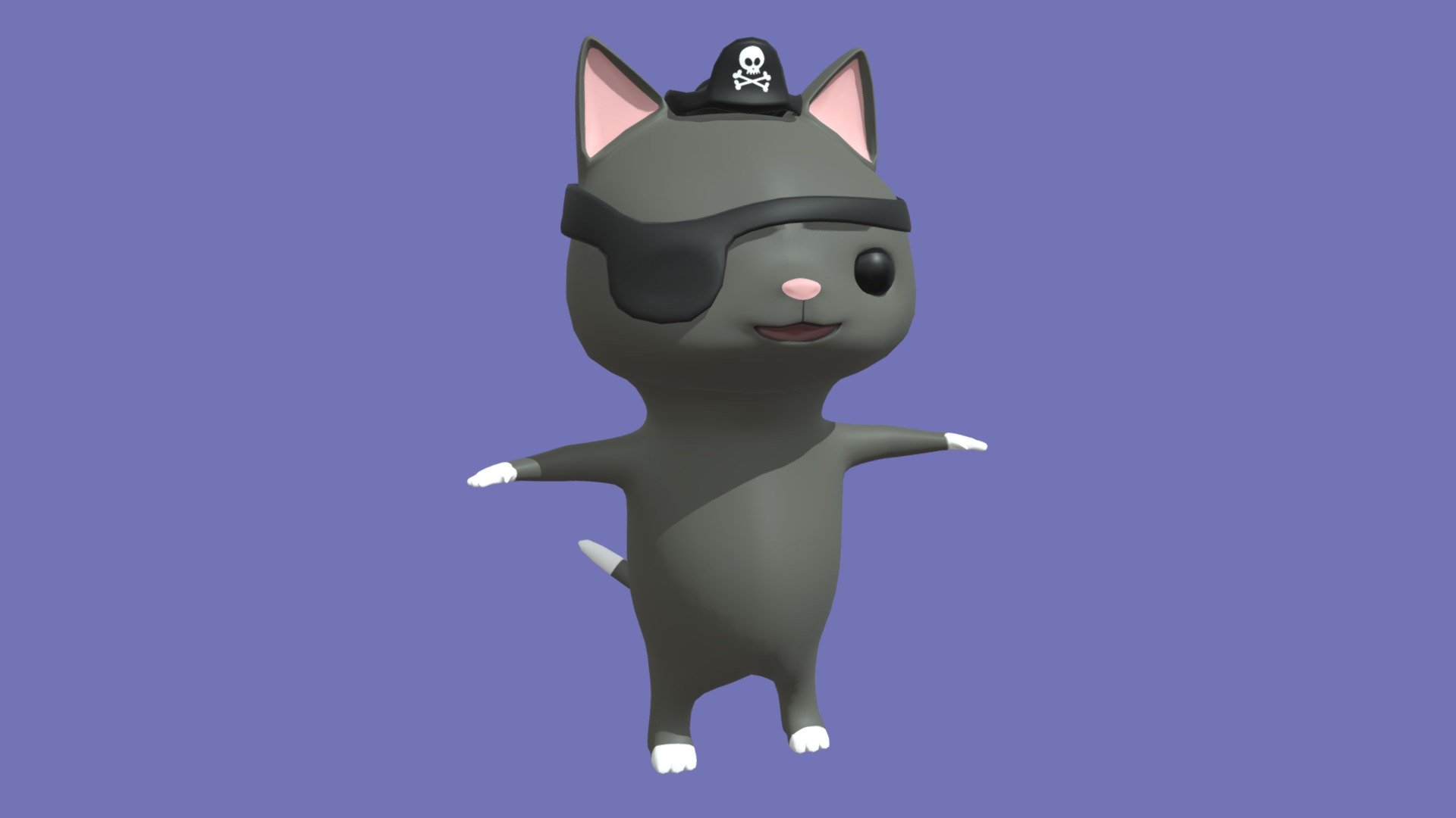 Pirate Chou (Cartoon) 3d model