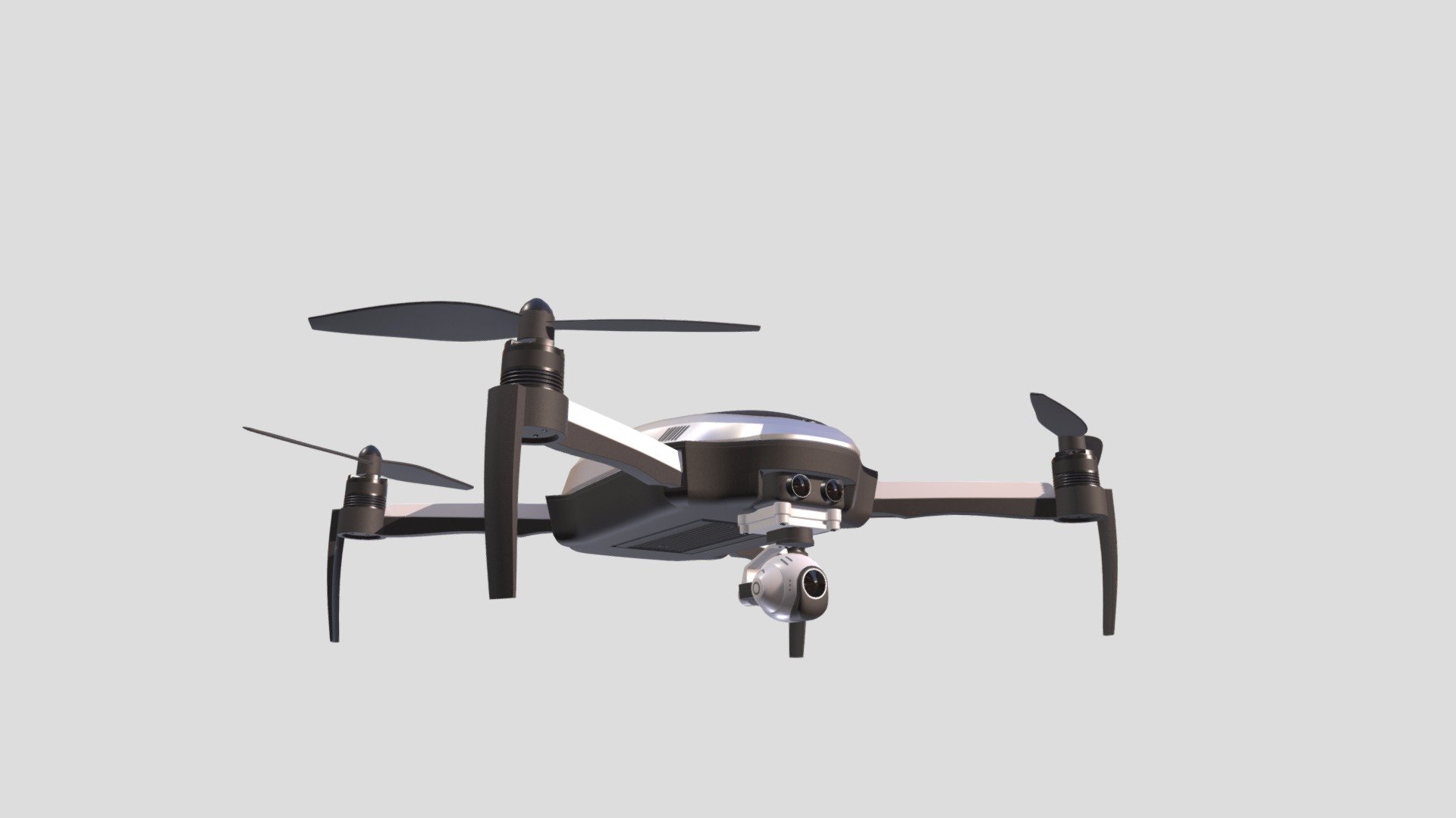 Animated Drone 3d model