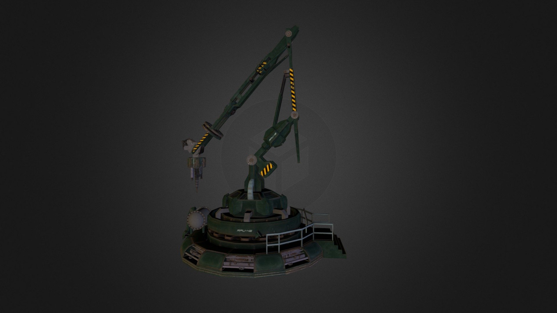 SciFi Robotarm 3d model