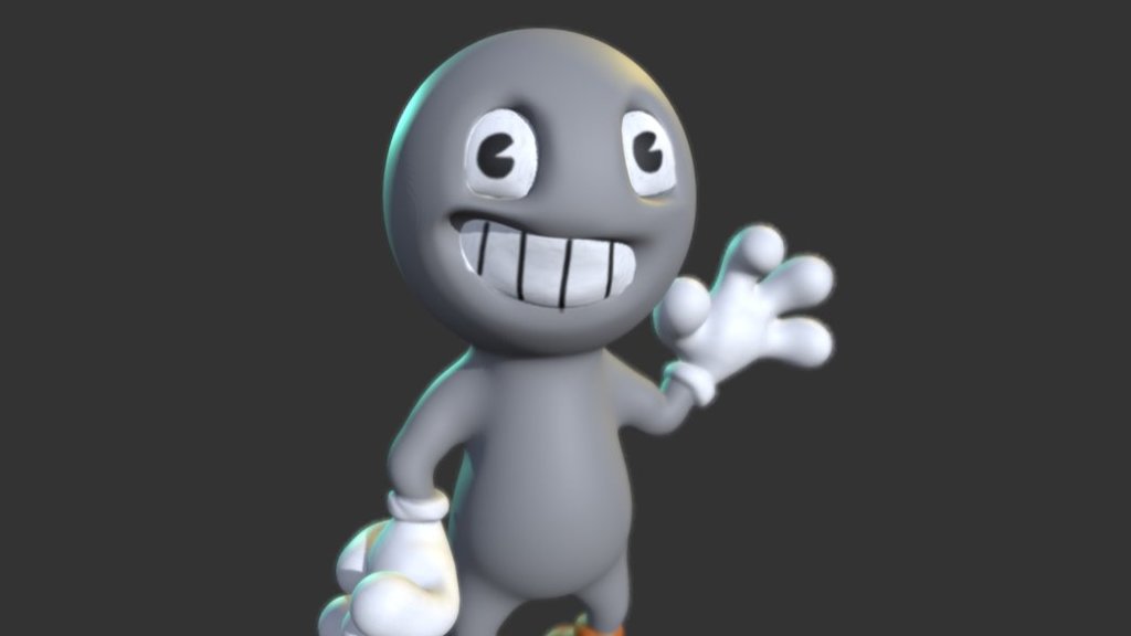 Cartoon Man 3d model