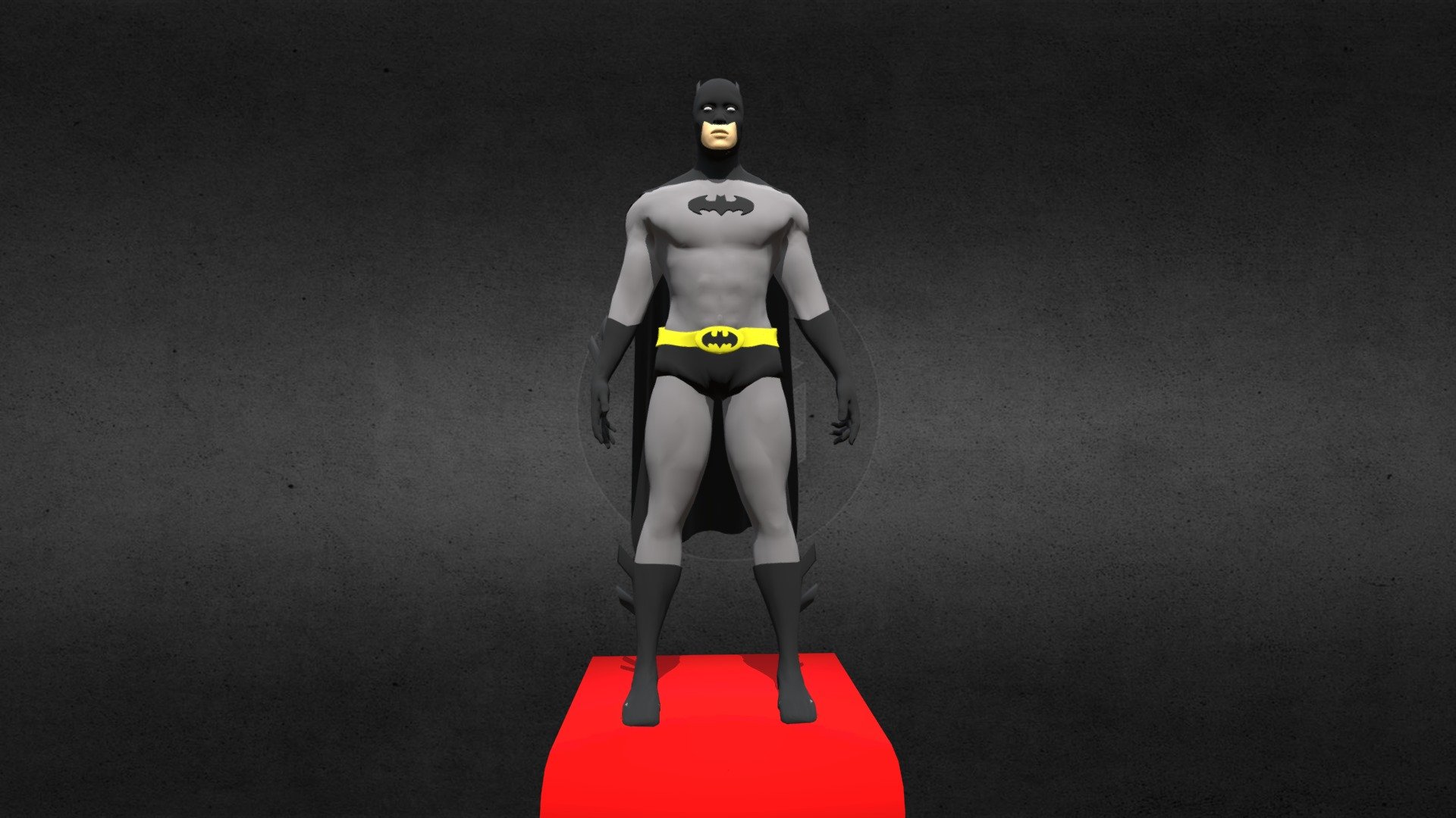 Batman Cartoon 3d model