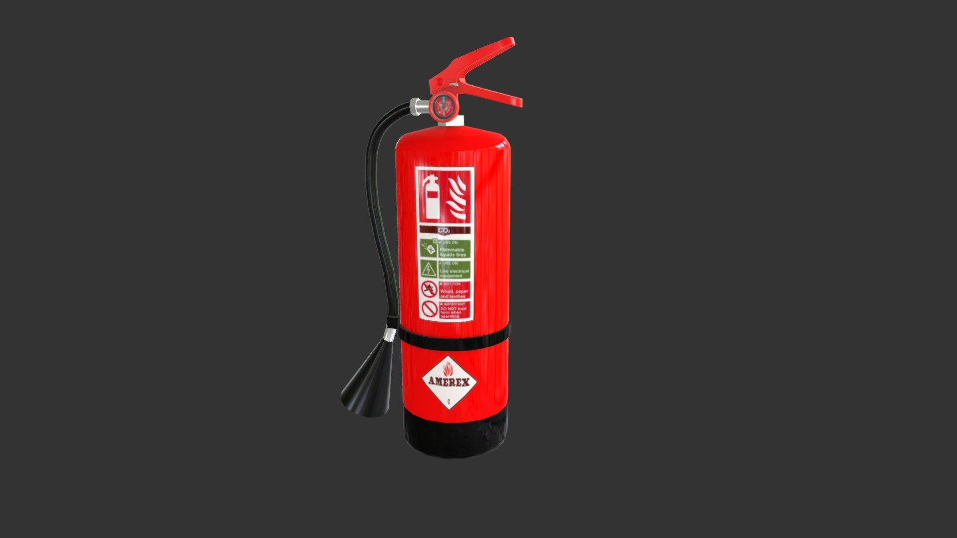 Fire Extinguisher 3d model