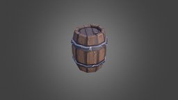 Cartoon barrel