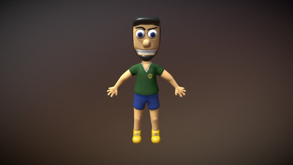 Cartoon Character 3d model