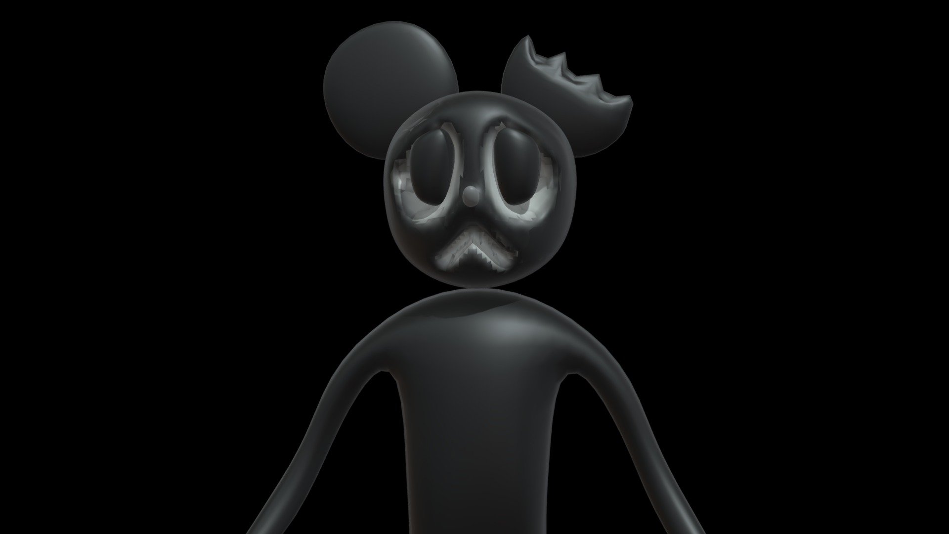 Cartoon Mouse 3d model