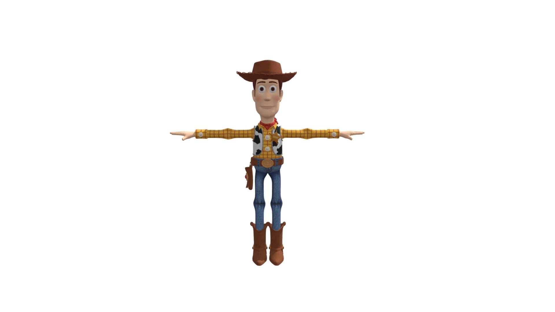 Woody 3d model