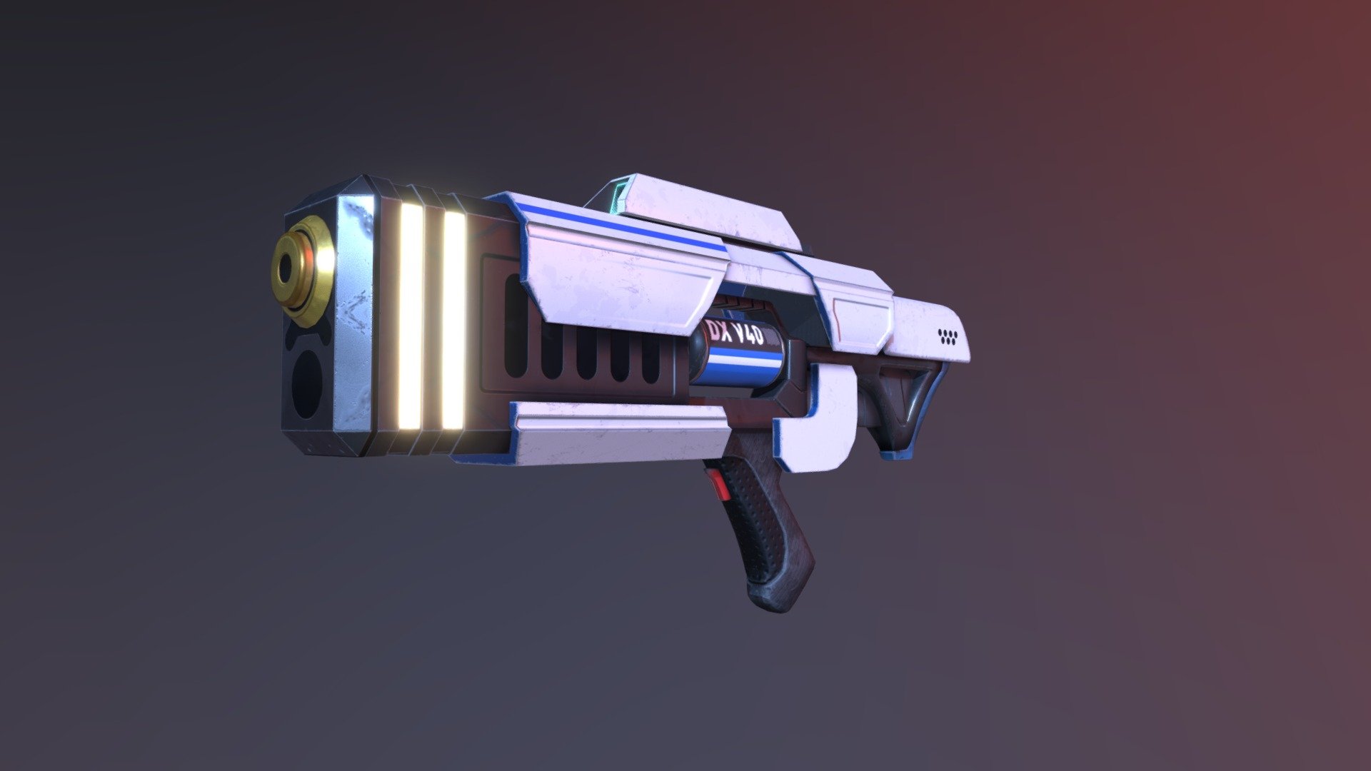 Scifi Laser Gun 3d model