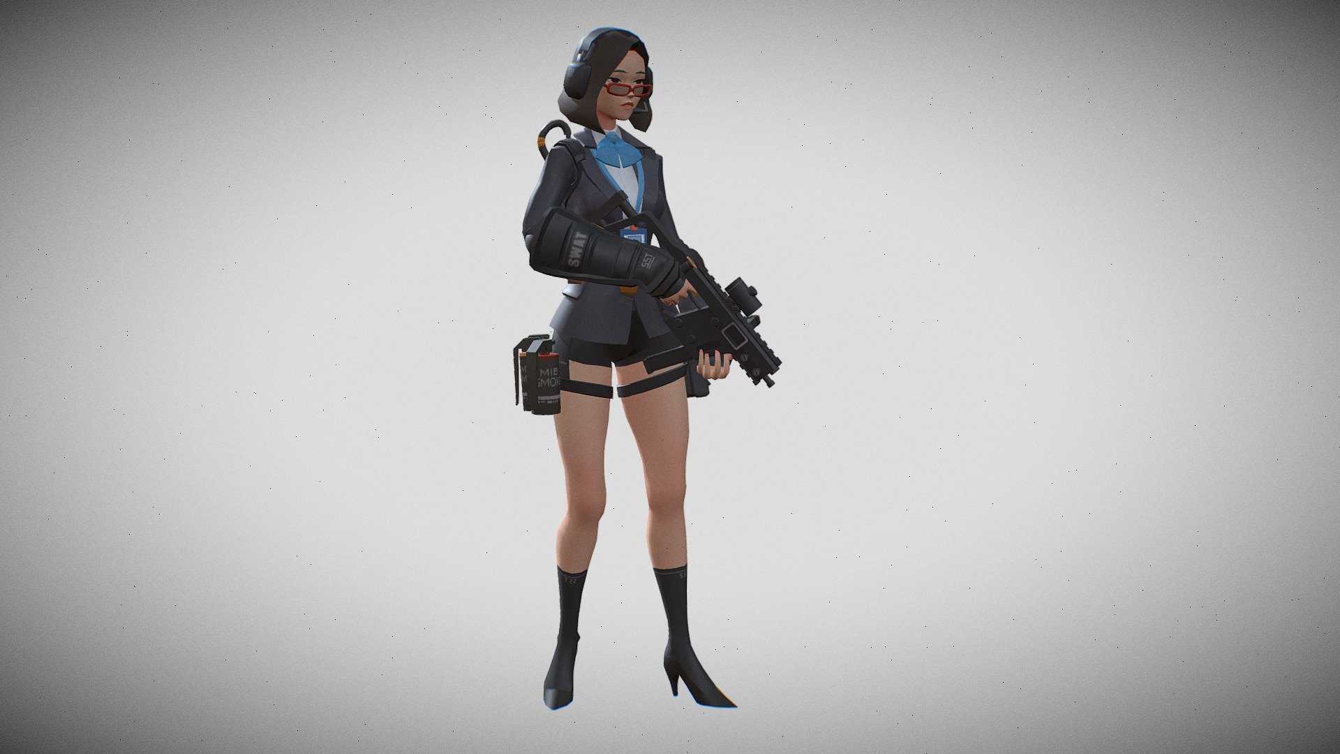 Agent_A 3d model