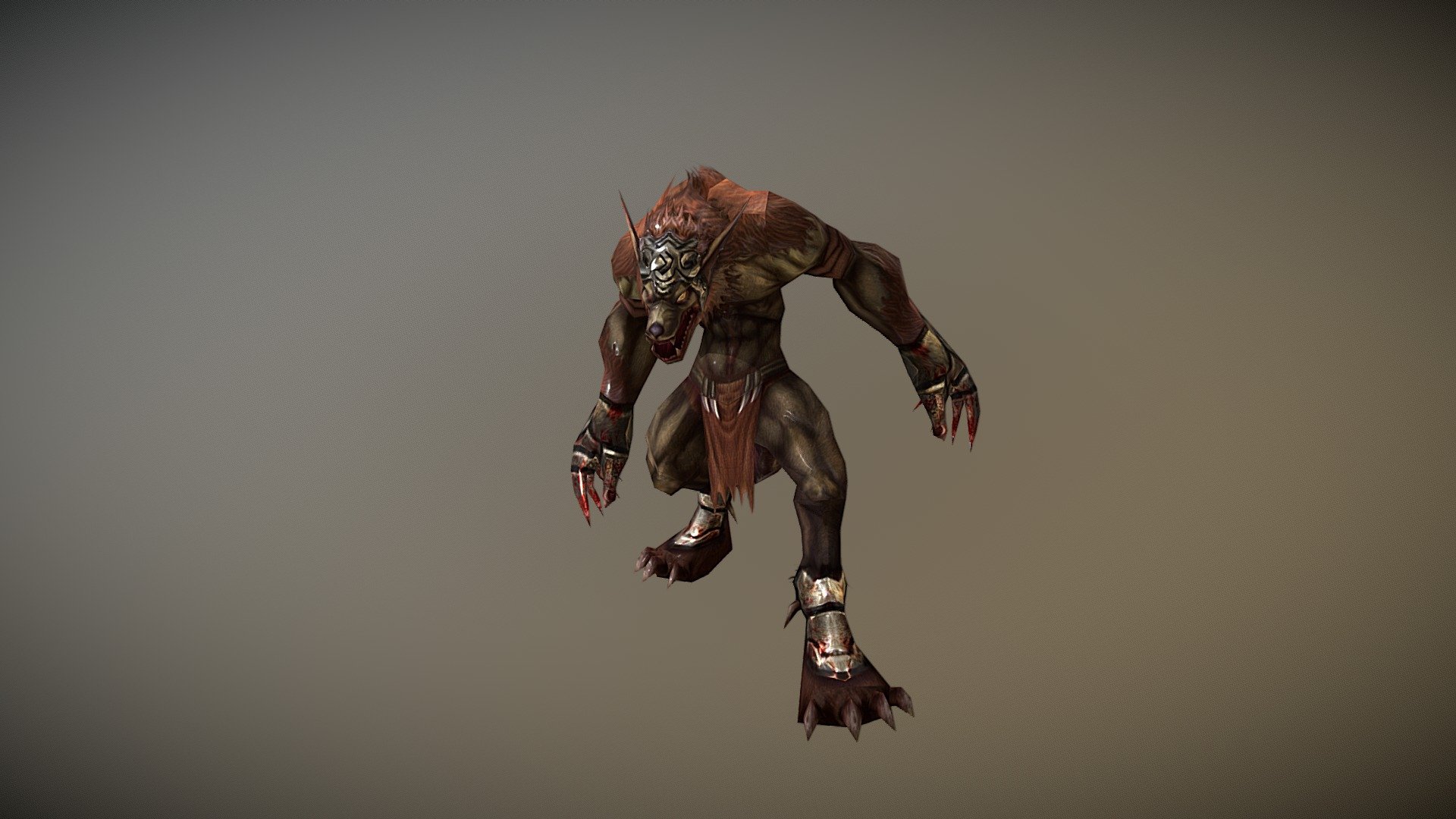 Werewolf 3d model