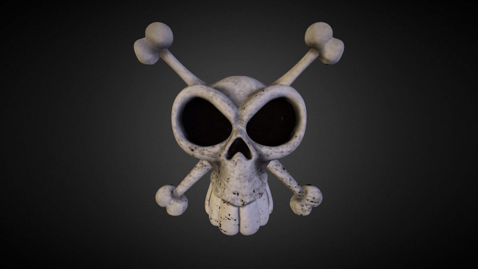 Pirate Skull 3d model