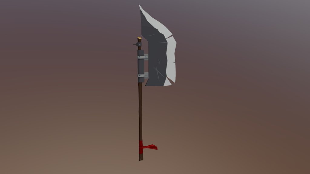 Hache cartoon / Cartoon axe 3d model