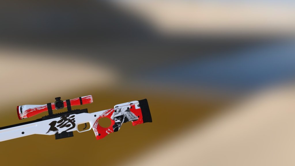 AWP Land of Samurai 3d model