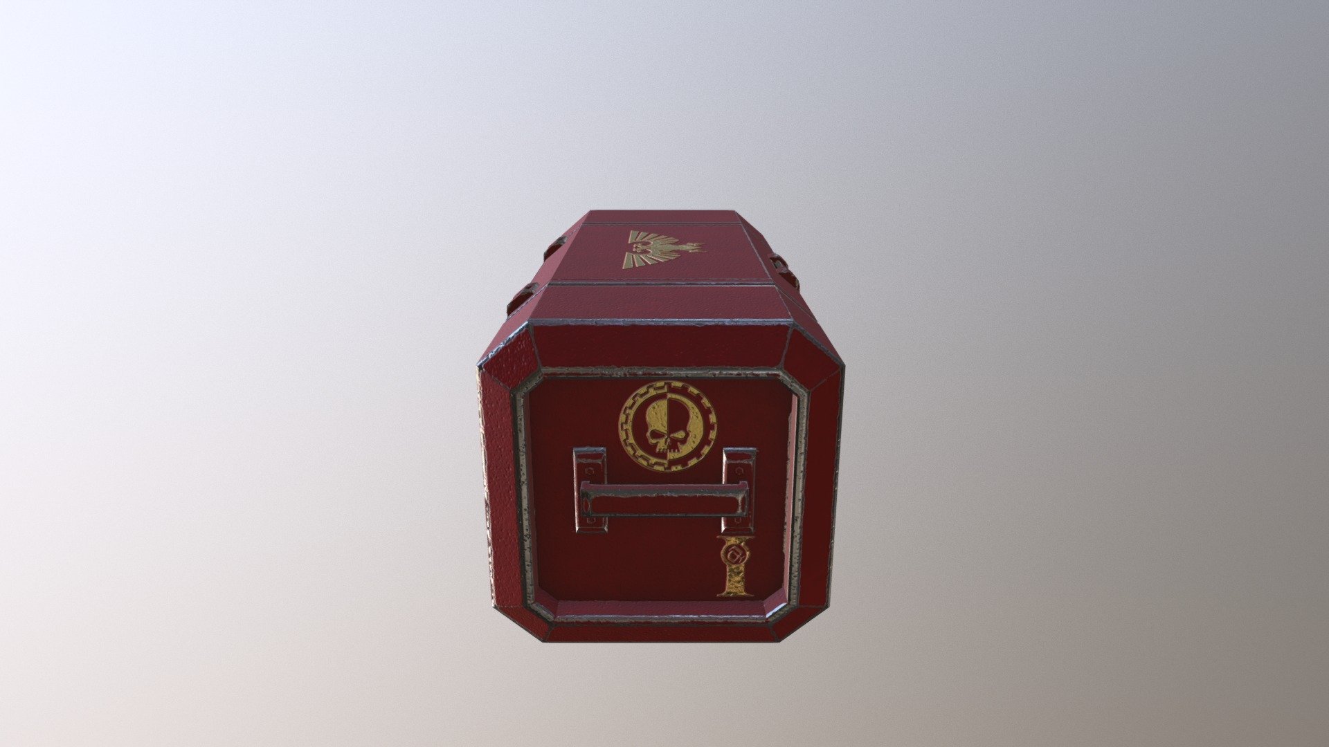 40k Mini-Munitorium Container Mechanicus 3d model