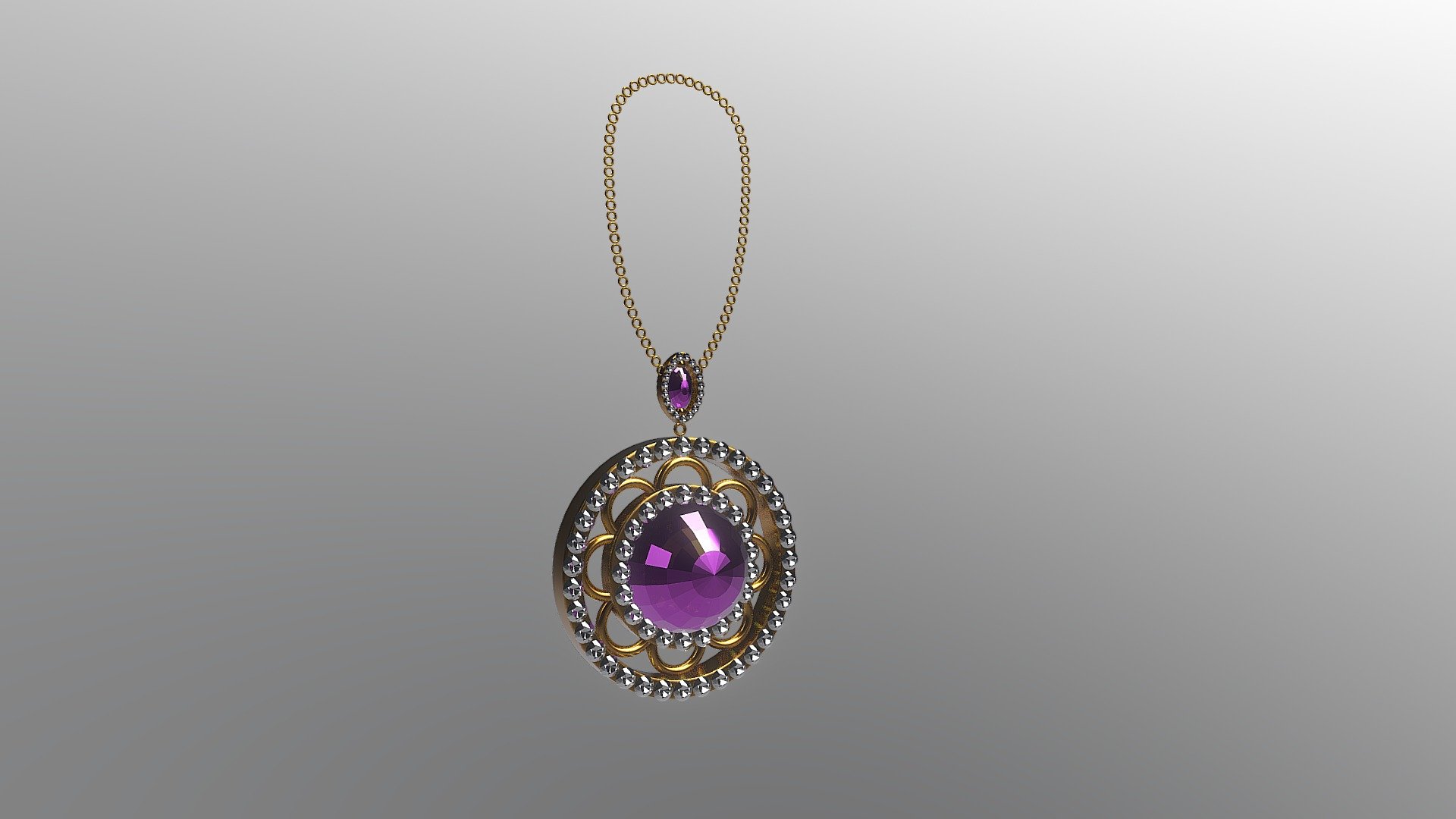 Necklace 3d model