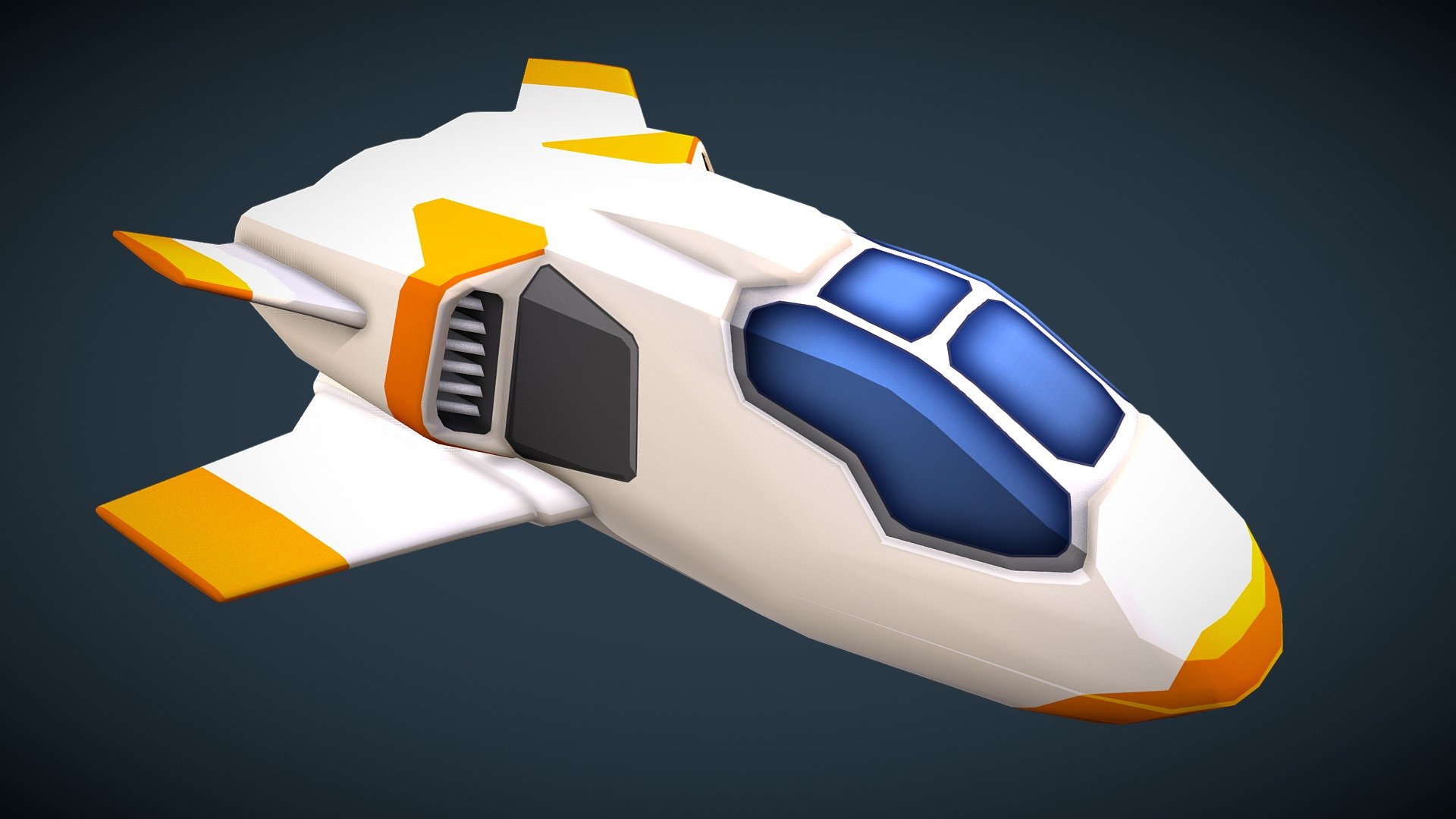 Space Speeder / Shuttle 3d model