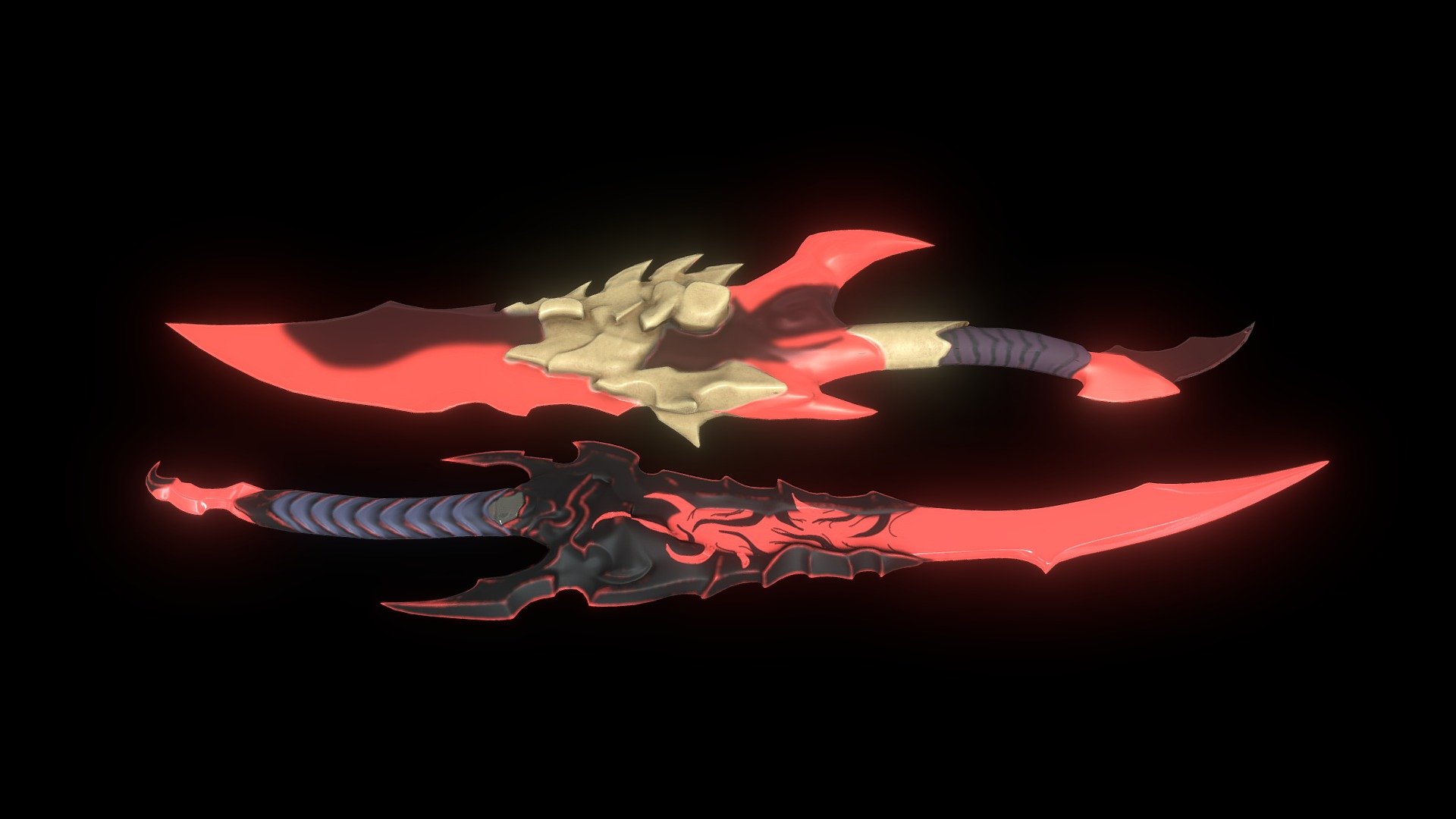 Kamishs Warth Dagger 3d model