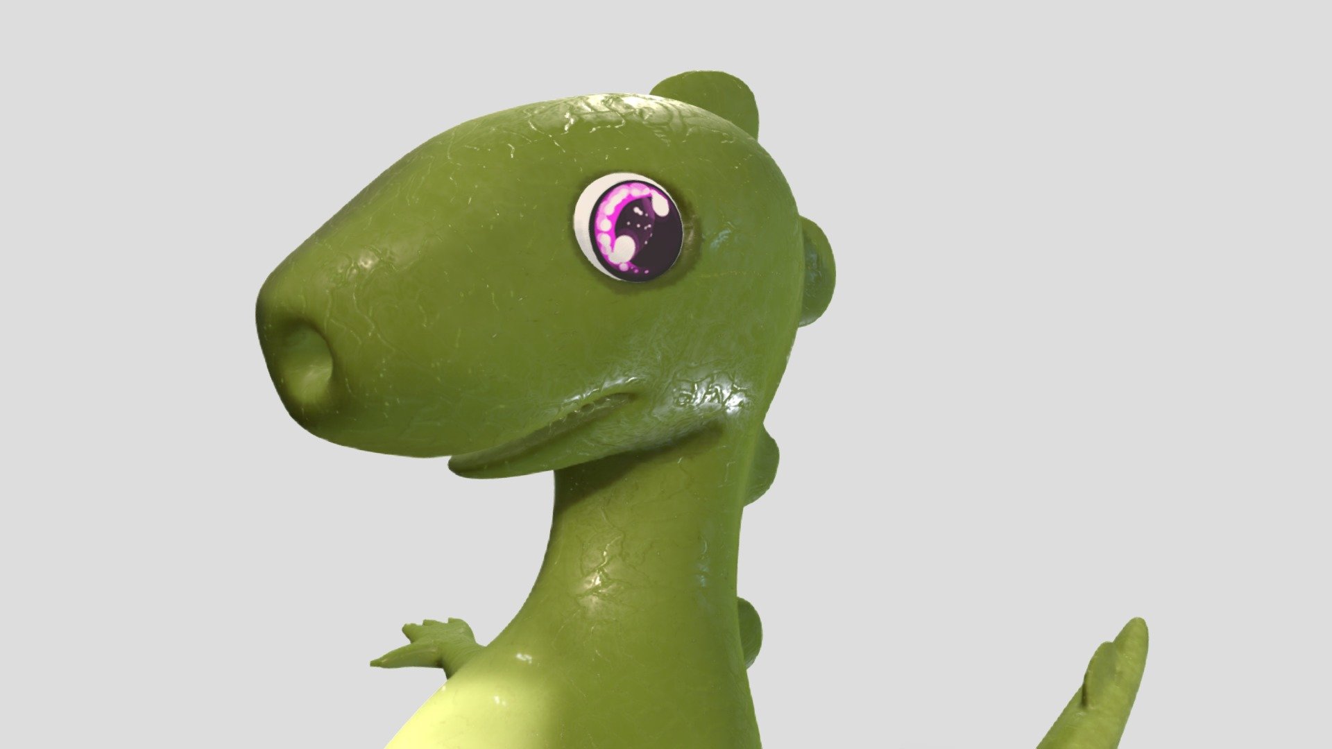 Dino Cartoon 3d model