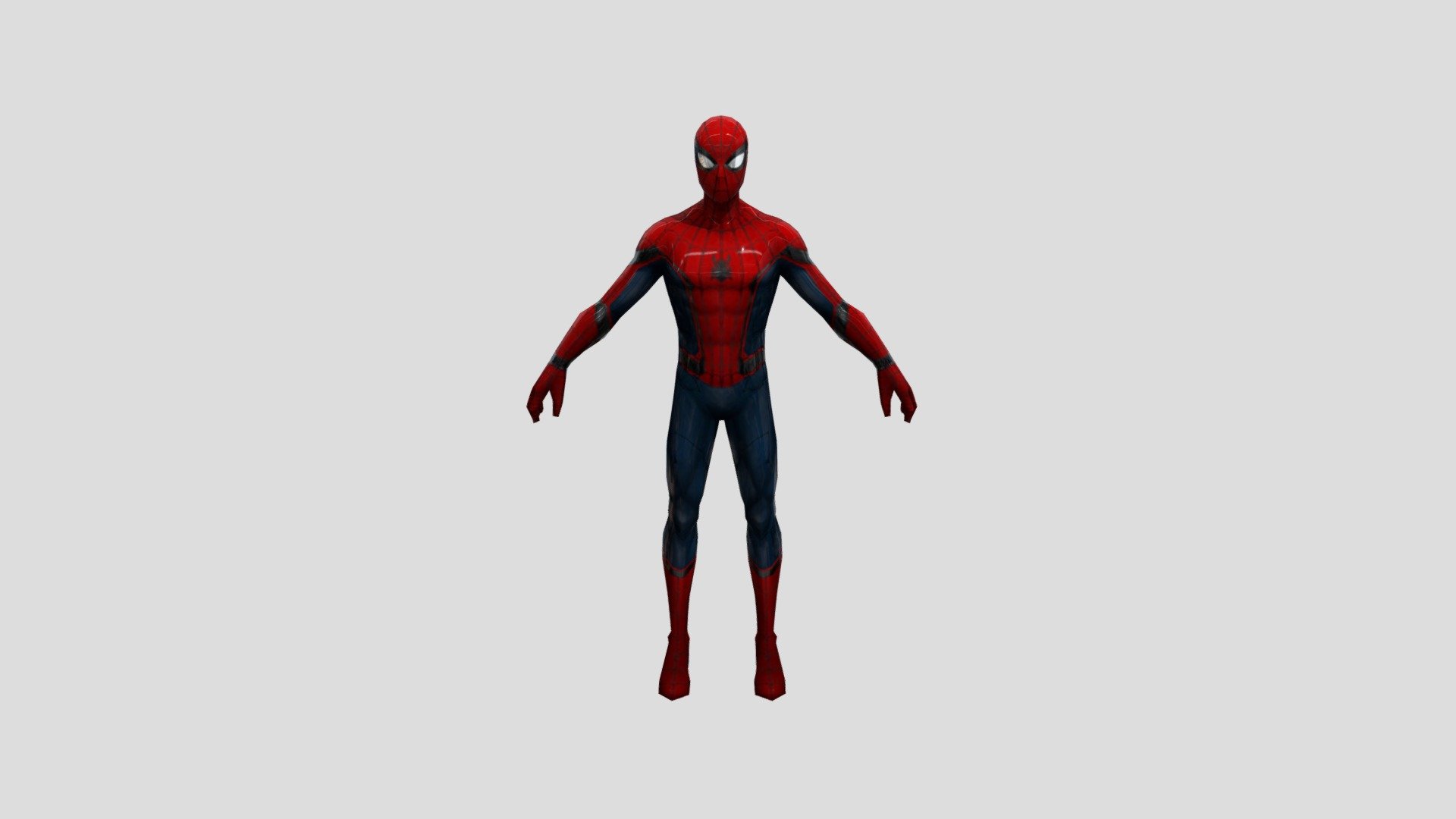 Spiderman Civil War 3d model