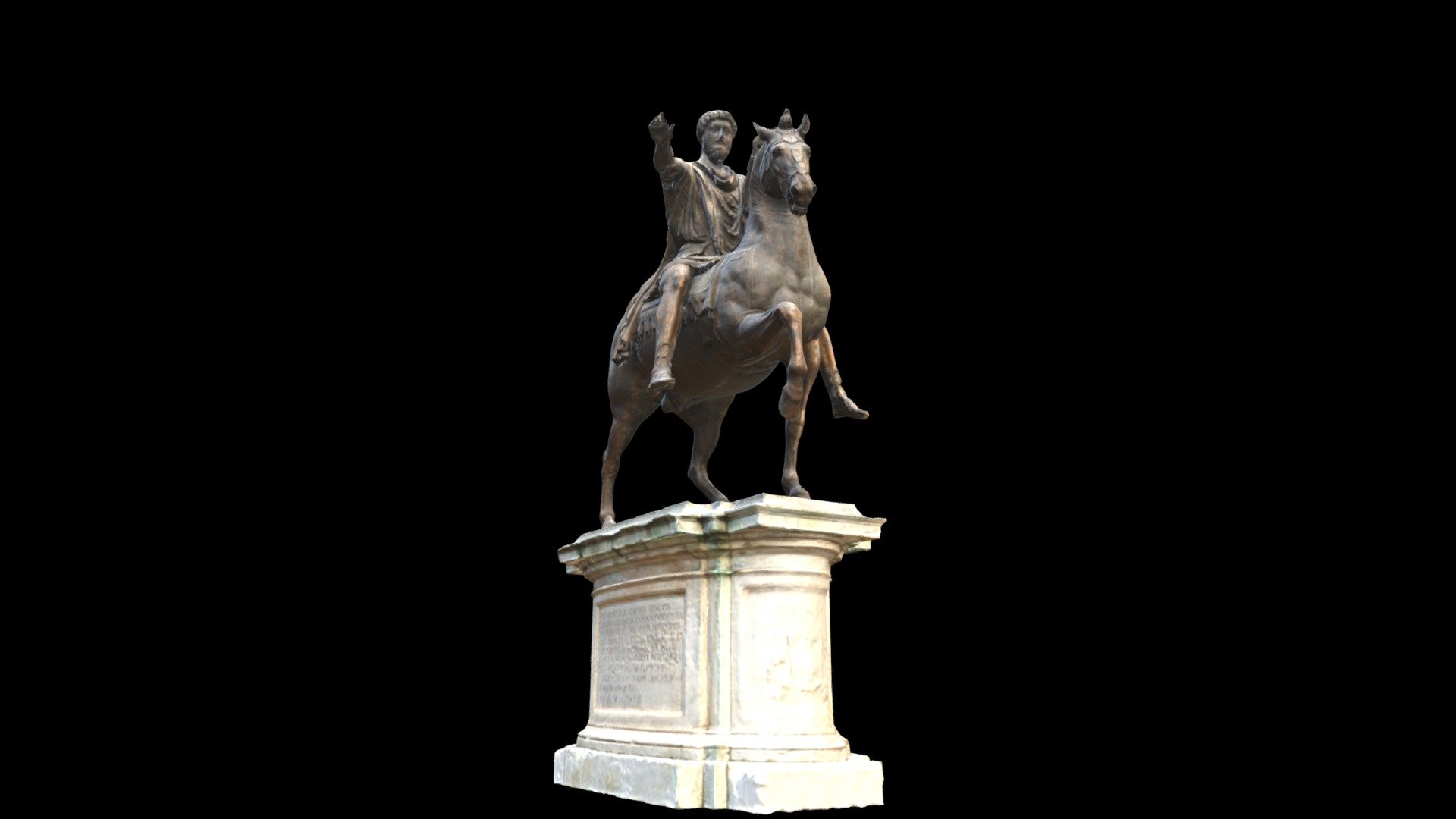 Marcus Aurelius Equestrian Statue 3d model