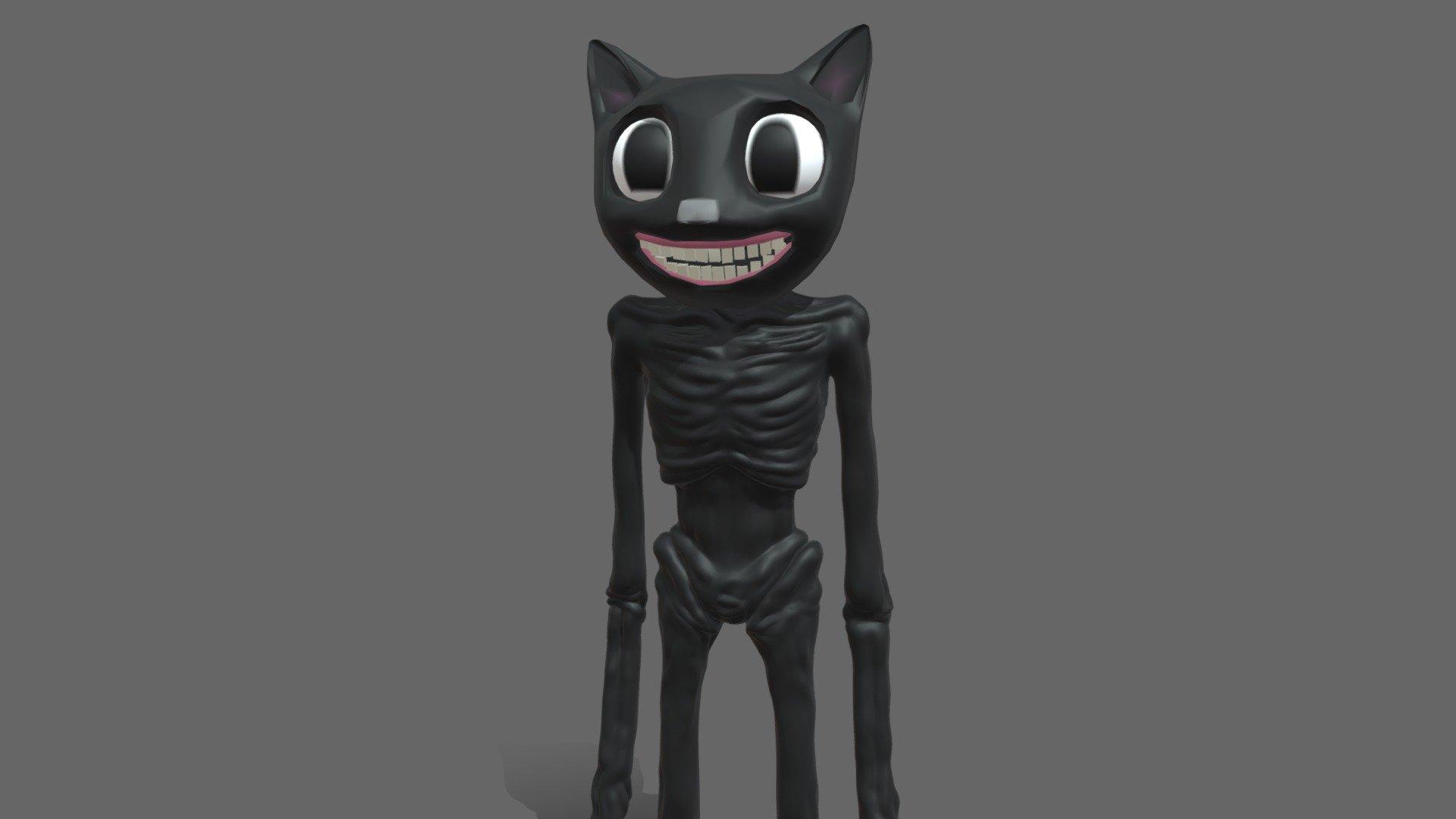 Realistic Cartoon Cat 3d model