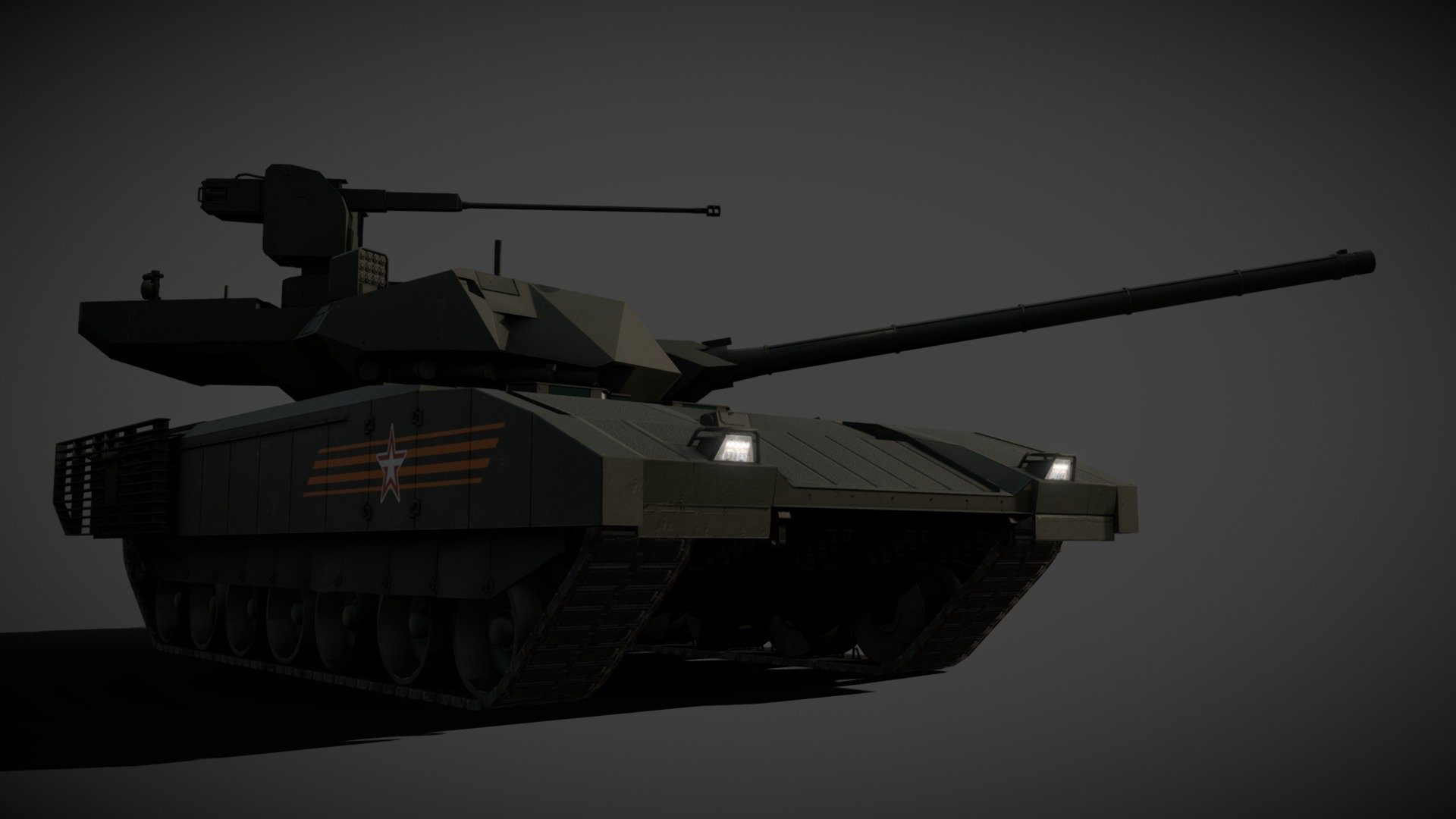 T-14 Армата / Armata 3d model