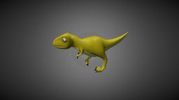 Animated cartoon T- Rex