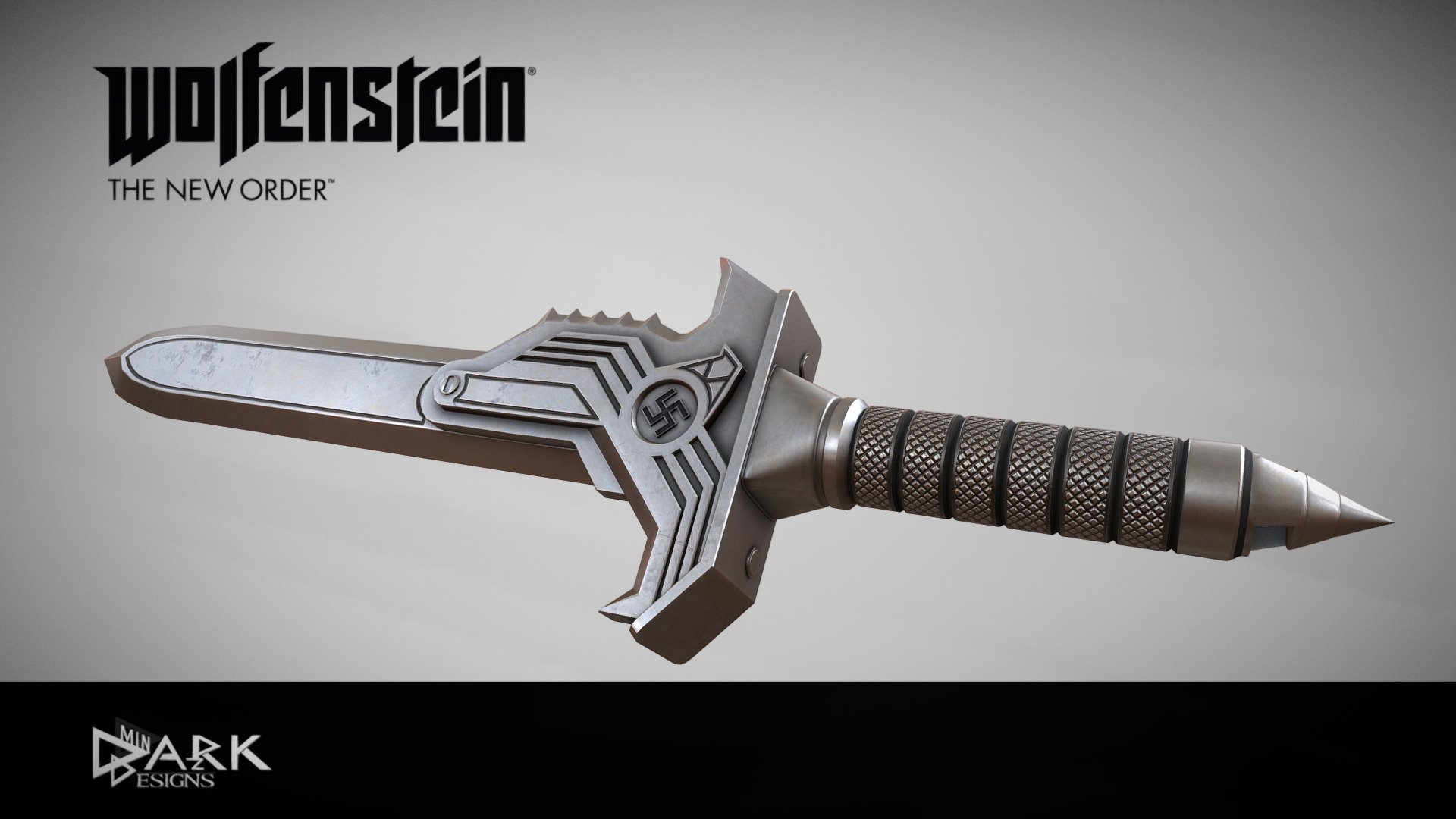 Wolfenstein 1960 Combat Knife 3d model