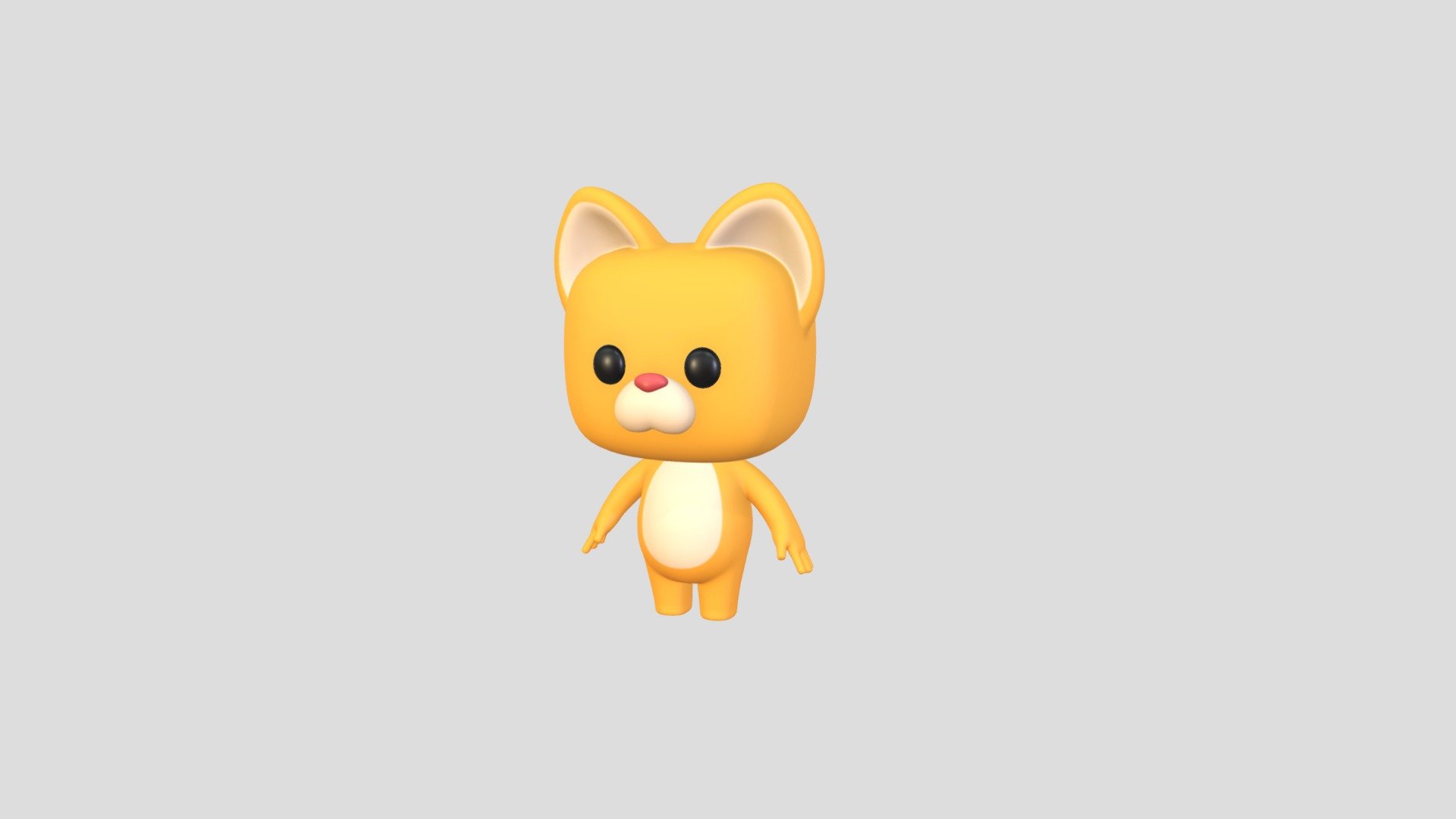 Cartoon Cat 3d model