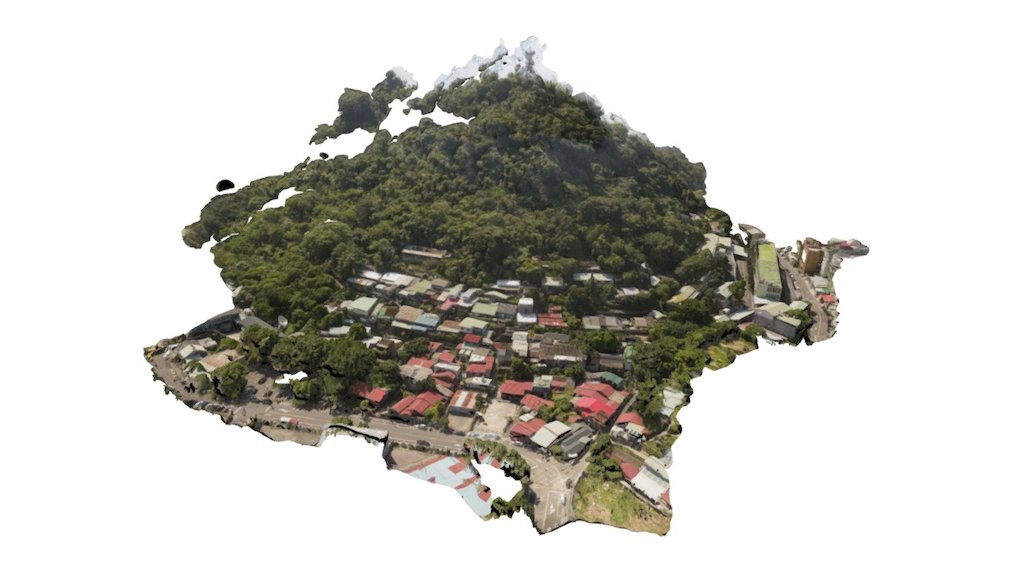 Toad Hill aerial 3d model