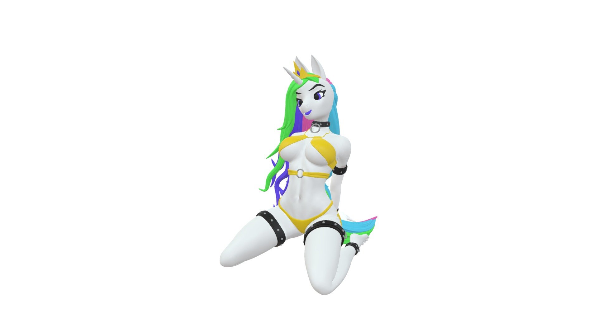 Pony Celeste 3d model