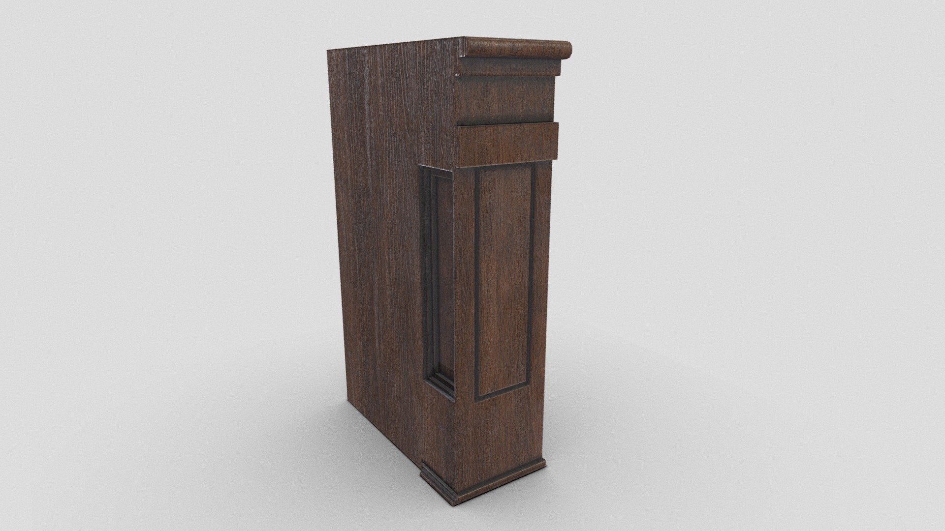 Wooden Pillar 3d model