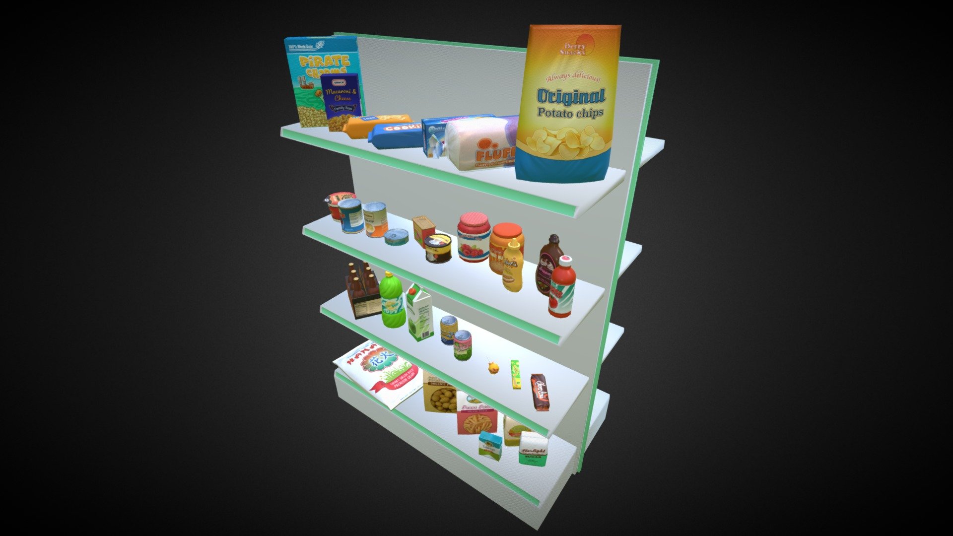 Supermarket Gluttony Pack 3d model