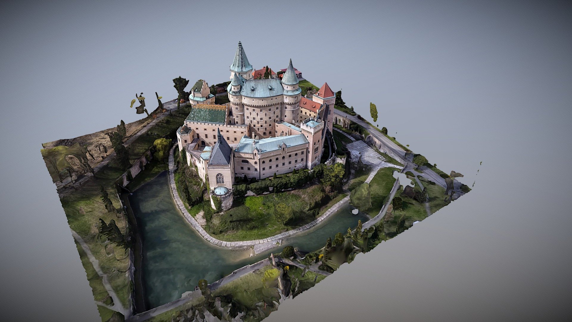 Bojnice Castle 3d model