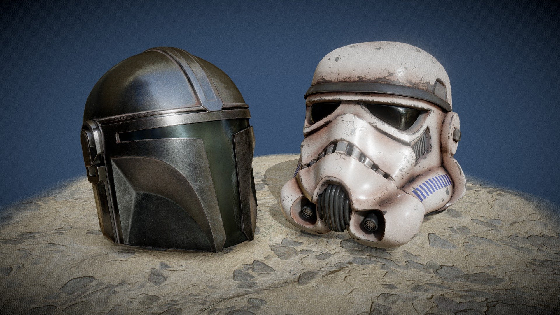 Star Wars helmets 3d model