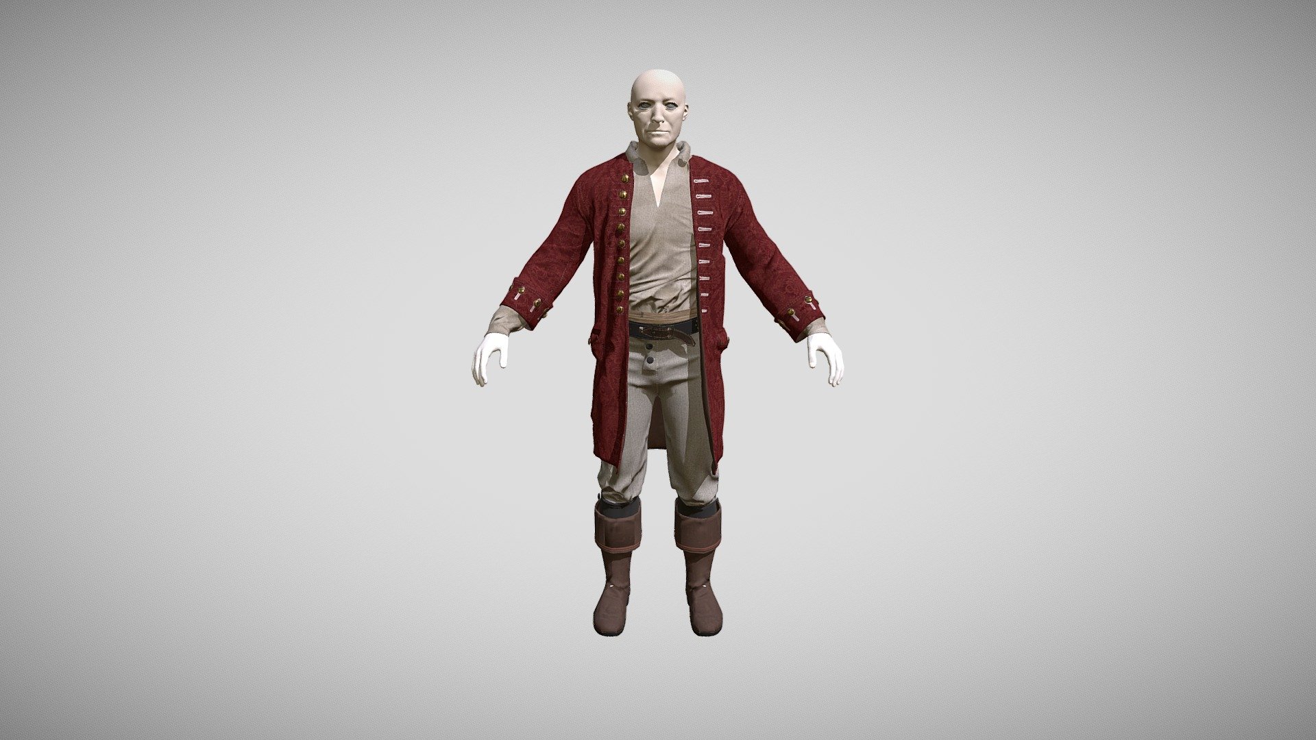 PirateCostume.fbx 3d model