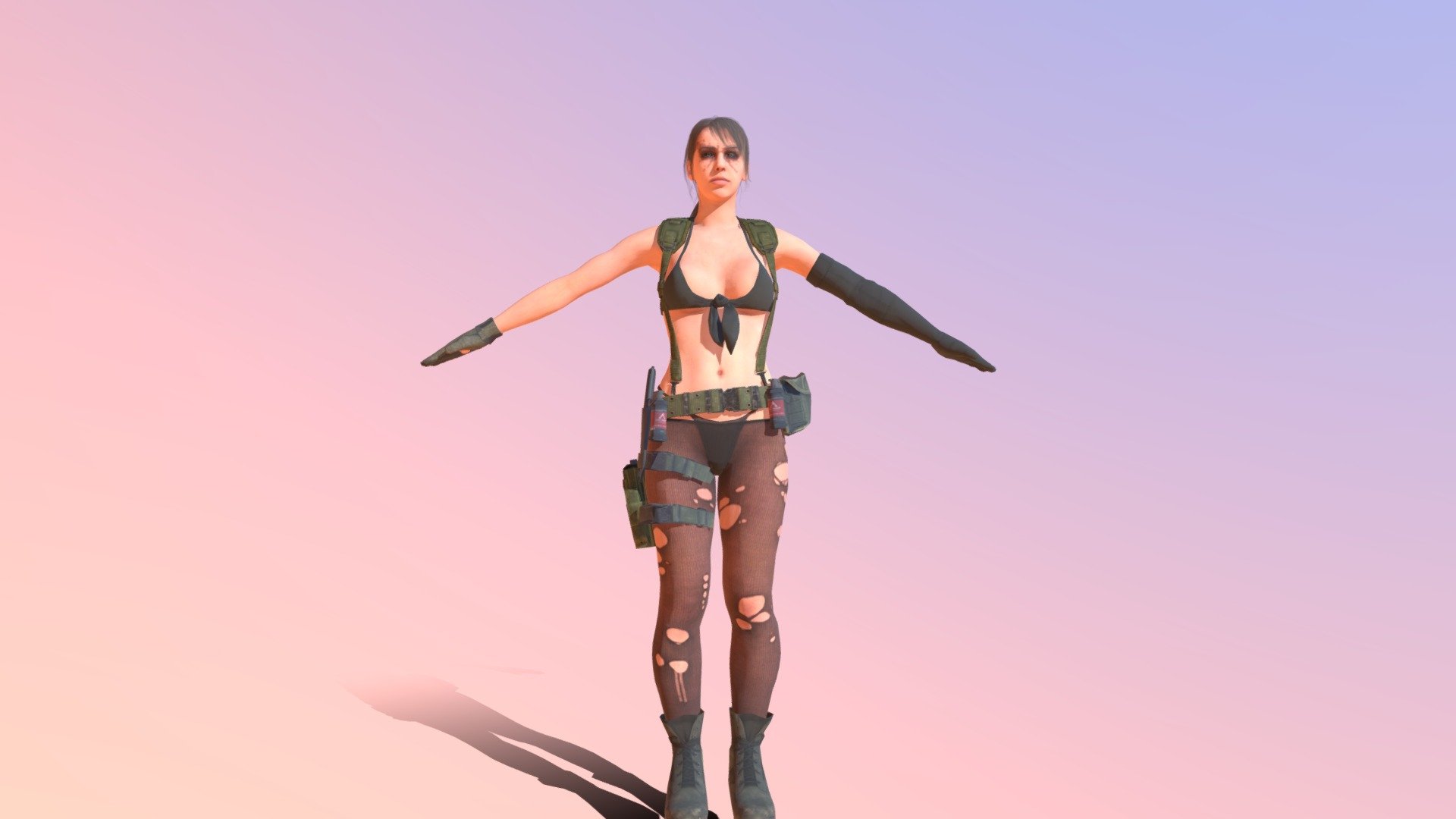 Quiet 3d model