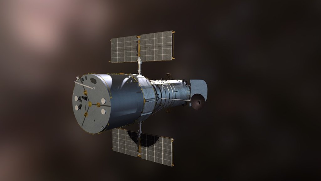 Hubble 3d model