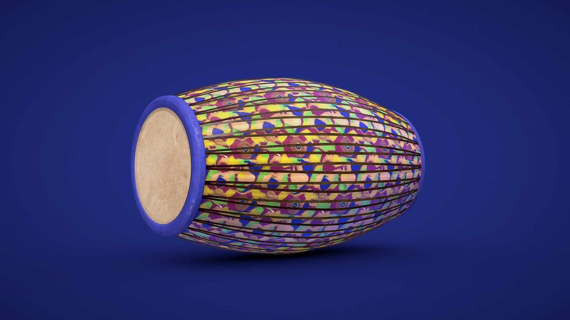 Dhol 3d model