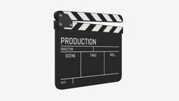 Movie clapper board