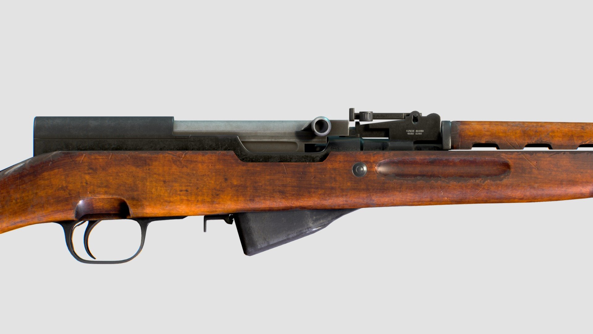 Rifle_SKS-45 3d model