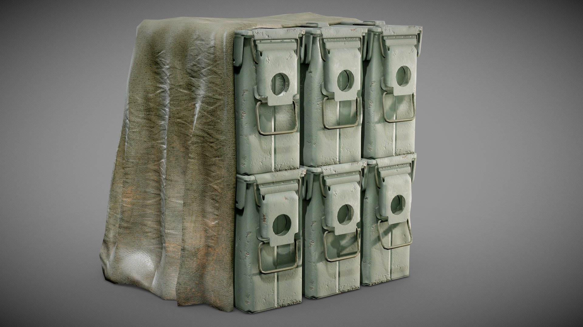 Ammo Boxes 3d model