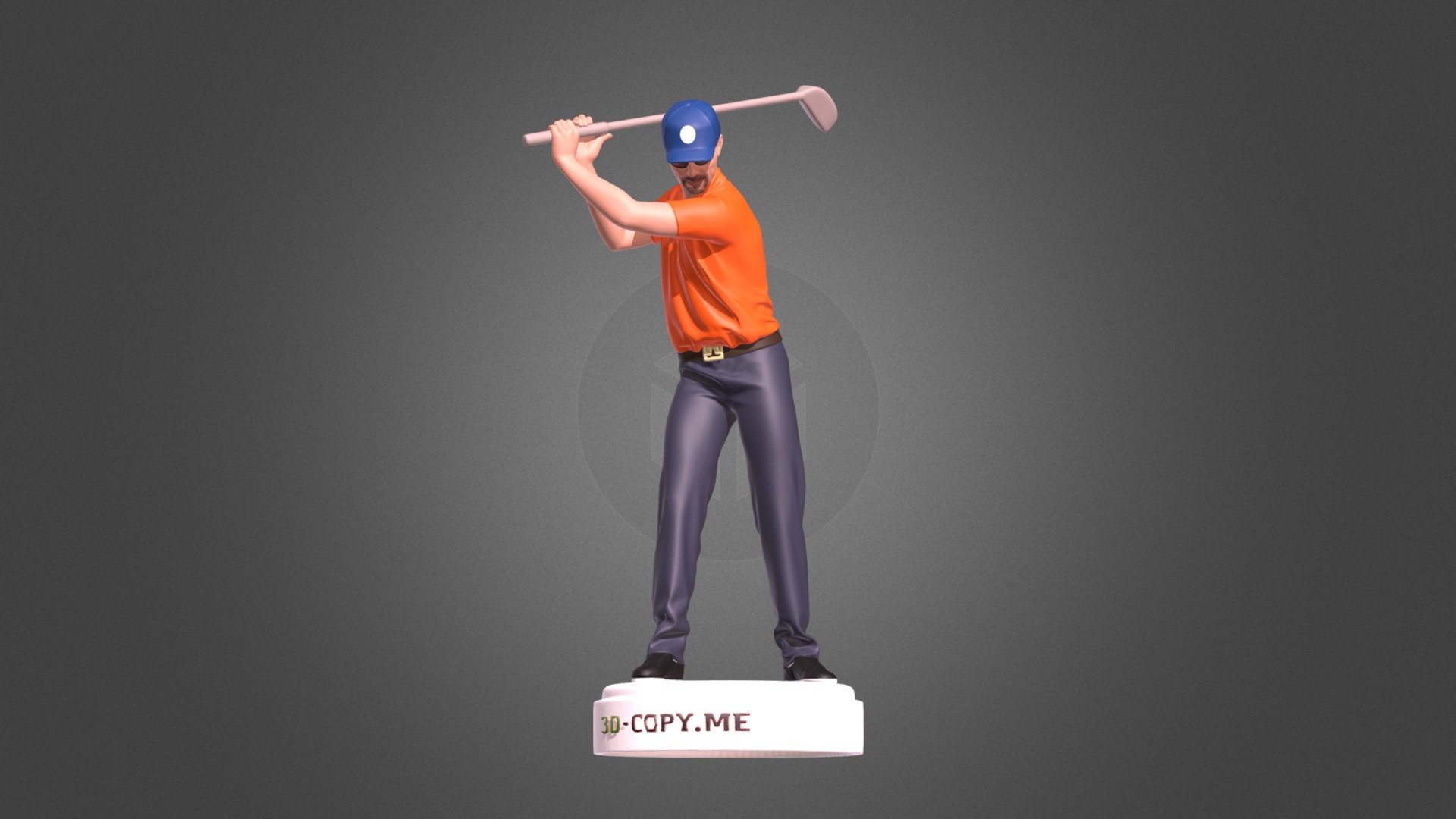 392 Golf Player 3d model