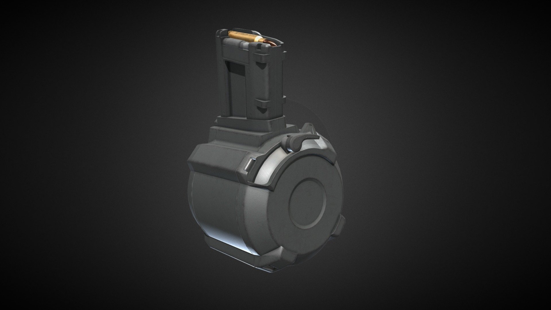 PMAG D50 Drum Magazine 3d model