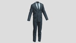 Men Outfit 02 Low Poly PBR Realistic