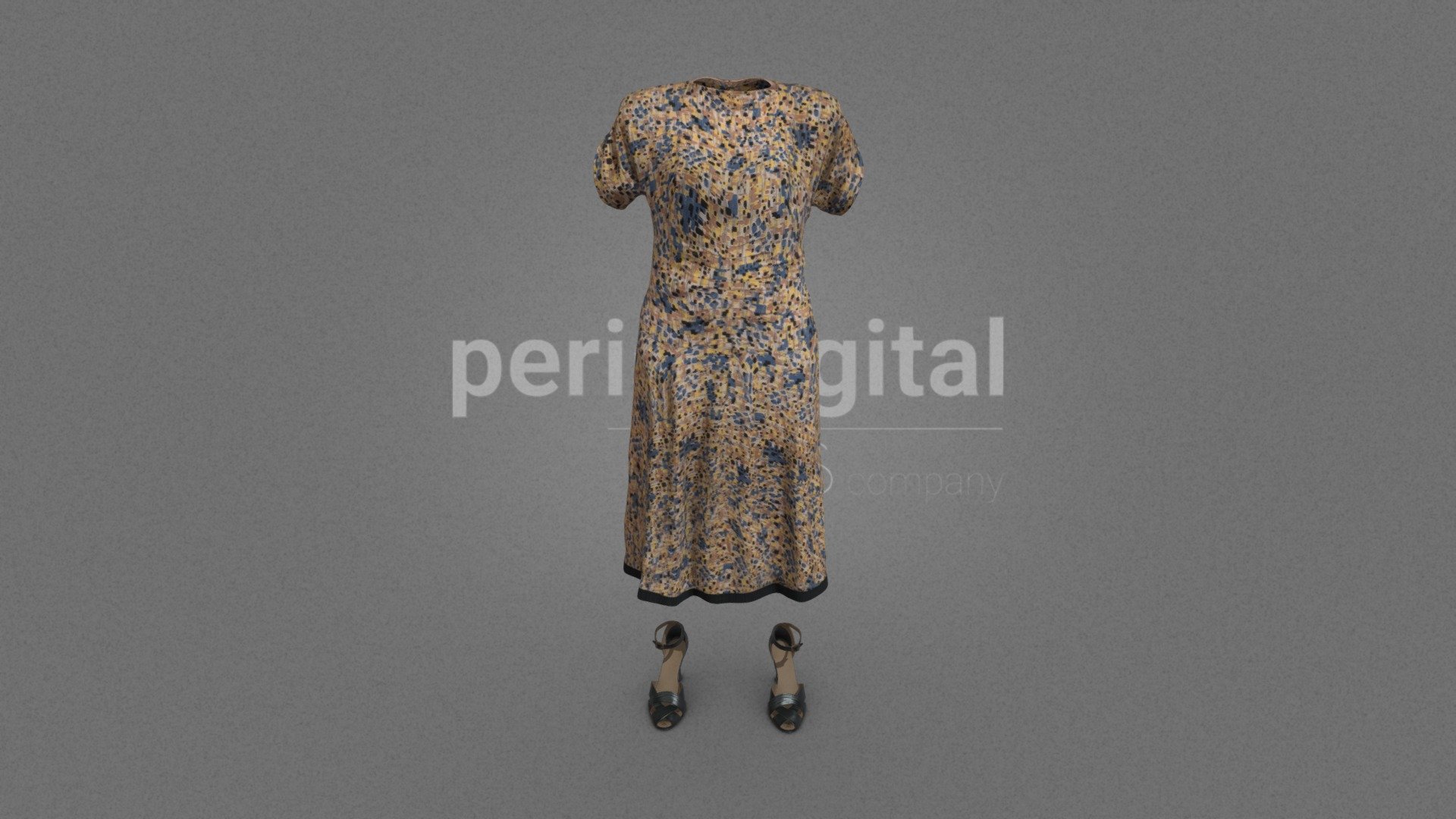 40s Fashion Series 3d model