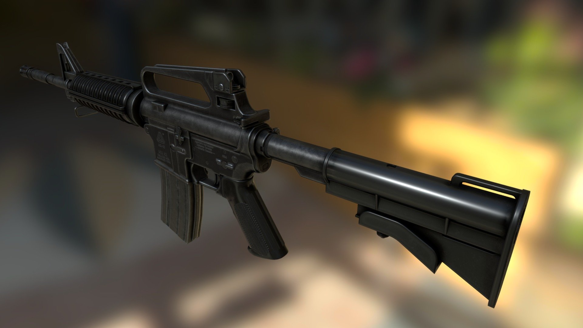 Colt Model 727 Government Carbine 3d model